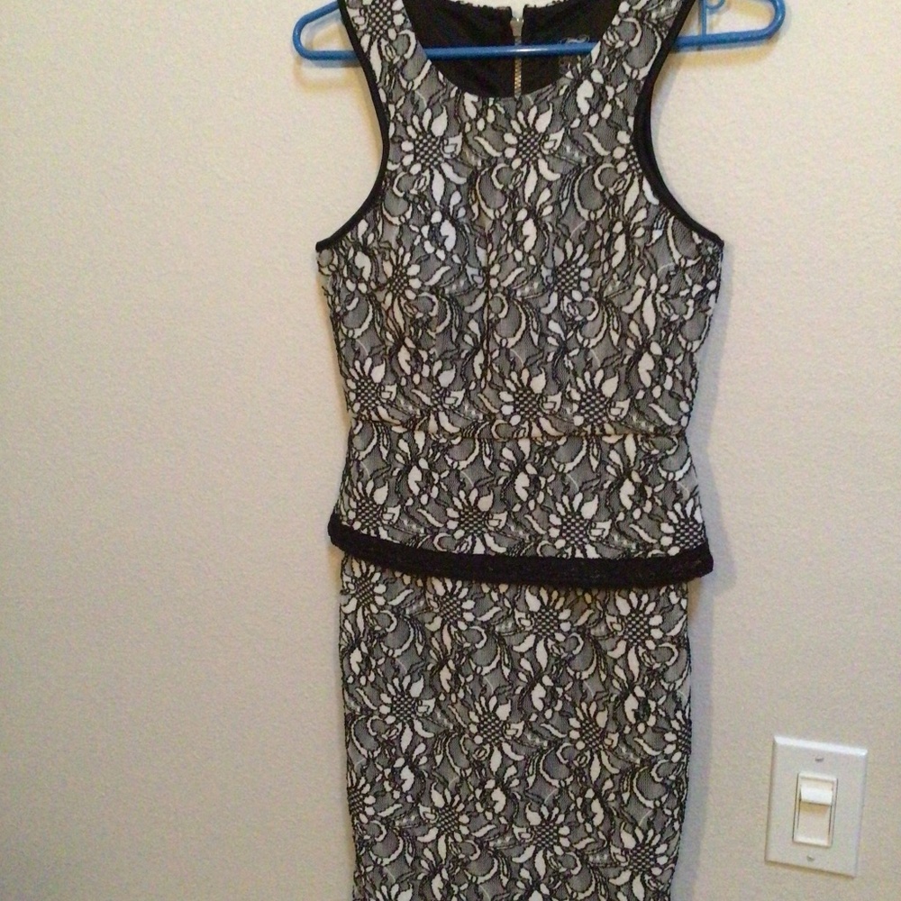 Jax peplum dress size 4